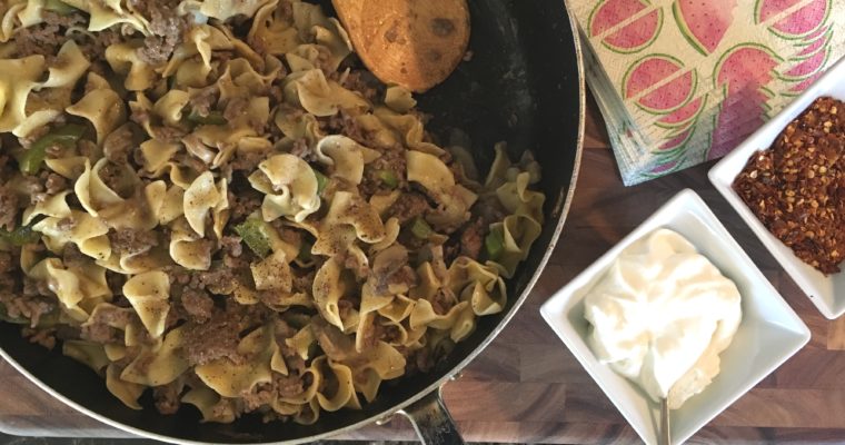 One Pot Stroganoff