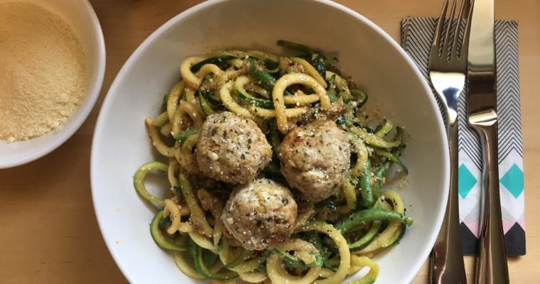 Turkey Pesto Meatballs