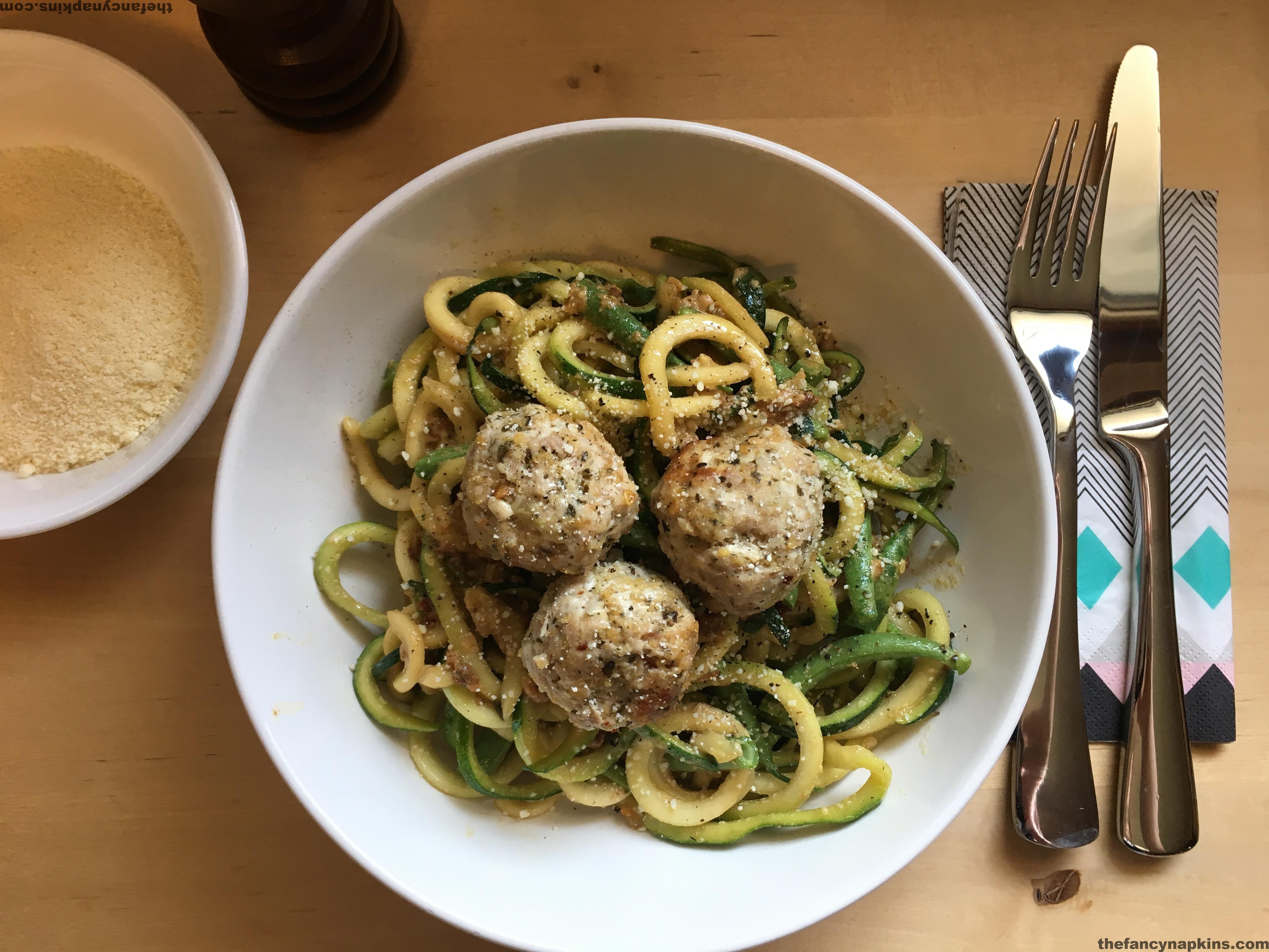 Turkey Pesto Meatballs