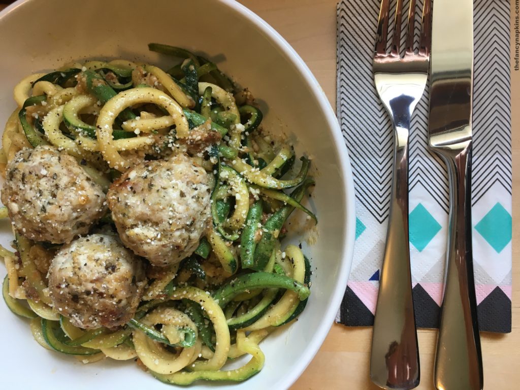 turkey pesto meatballs