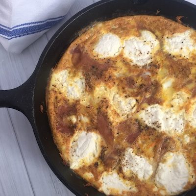 Prosciutto and Sweet Potato Frittata